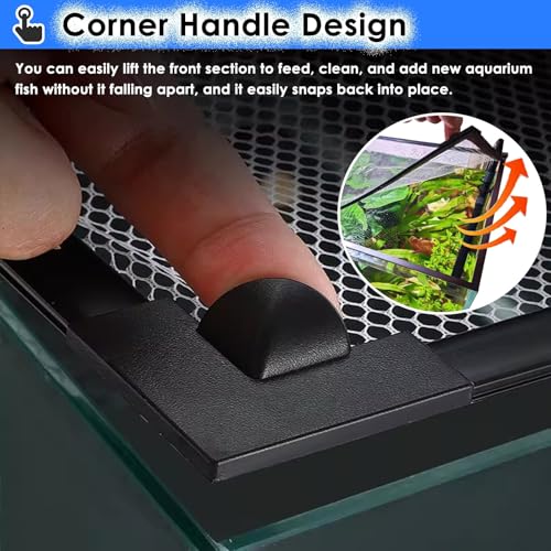 Aquarium Anti-Jump Net Cover (55.1" x 23.6") K1857