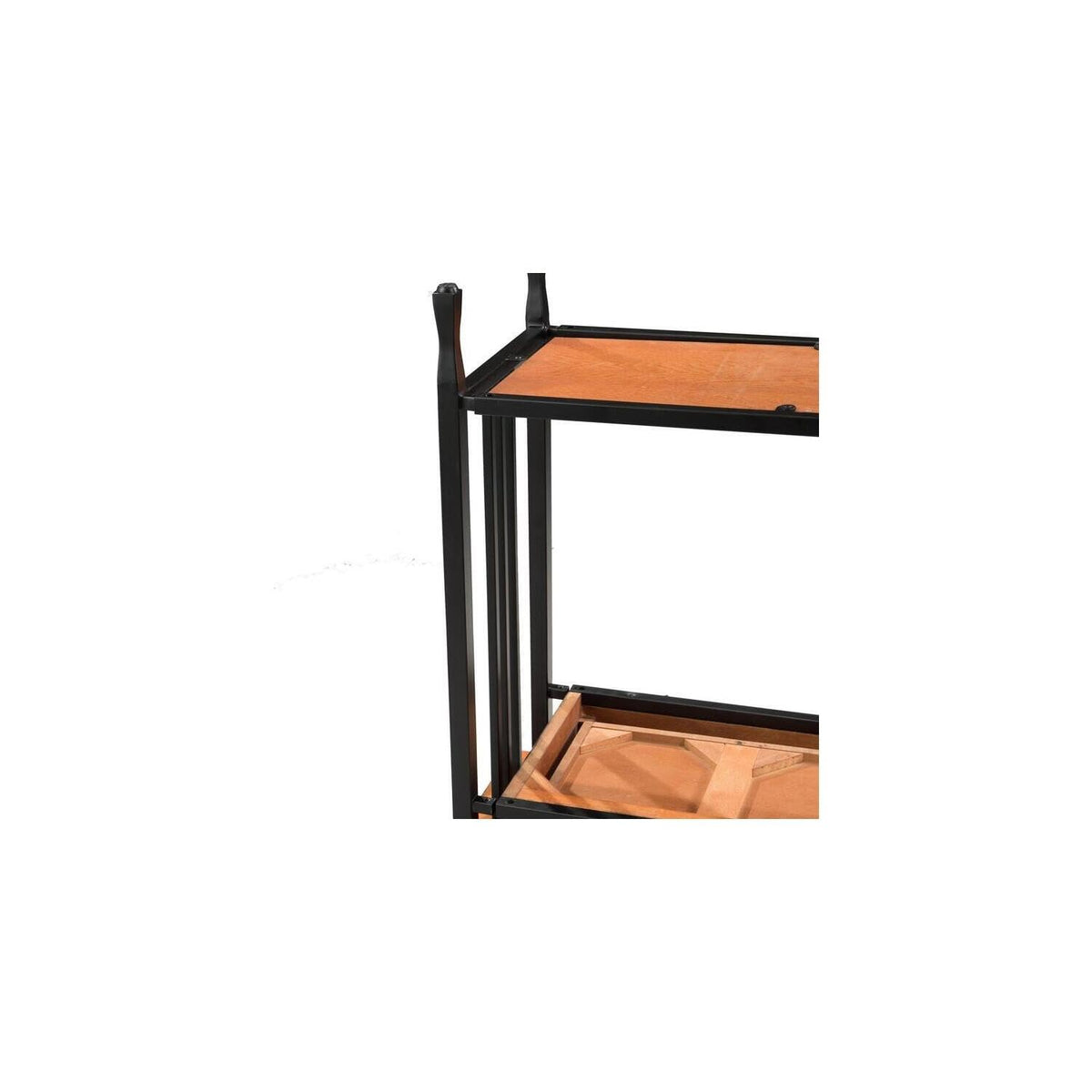 Rustic Two Drawer Sofa Table with Shelf Q19676