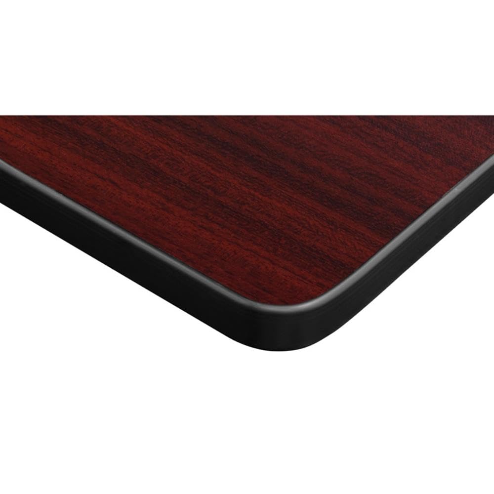 36" Square Mobile Table with 4 Blue Stack Chairs G480630