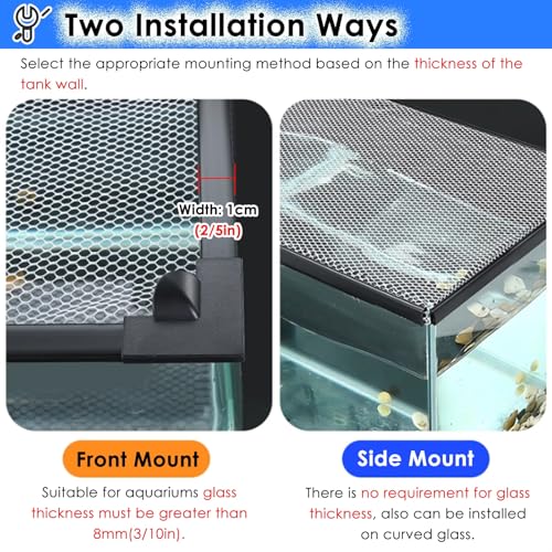 Aquarium Anti-Jump Net Cover (55.1" x 23.6") K1857