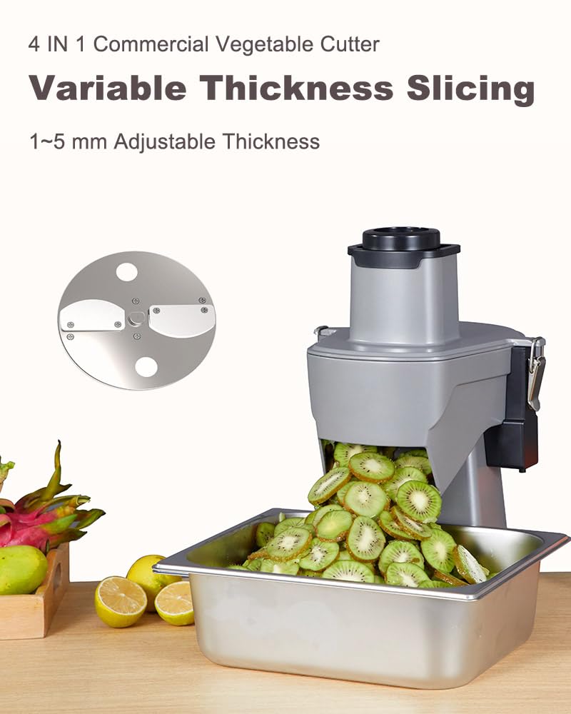 4 in 1 200W Electric Vegetable Chopper Slicer Dicer Shredder N9423