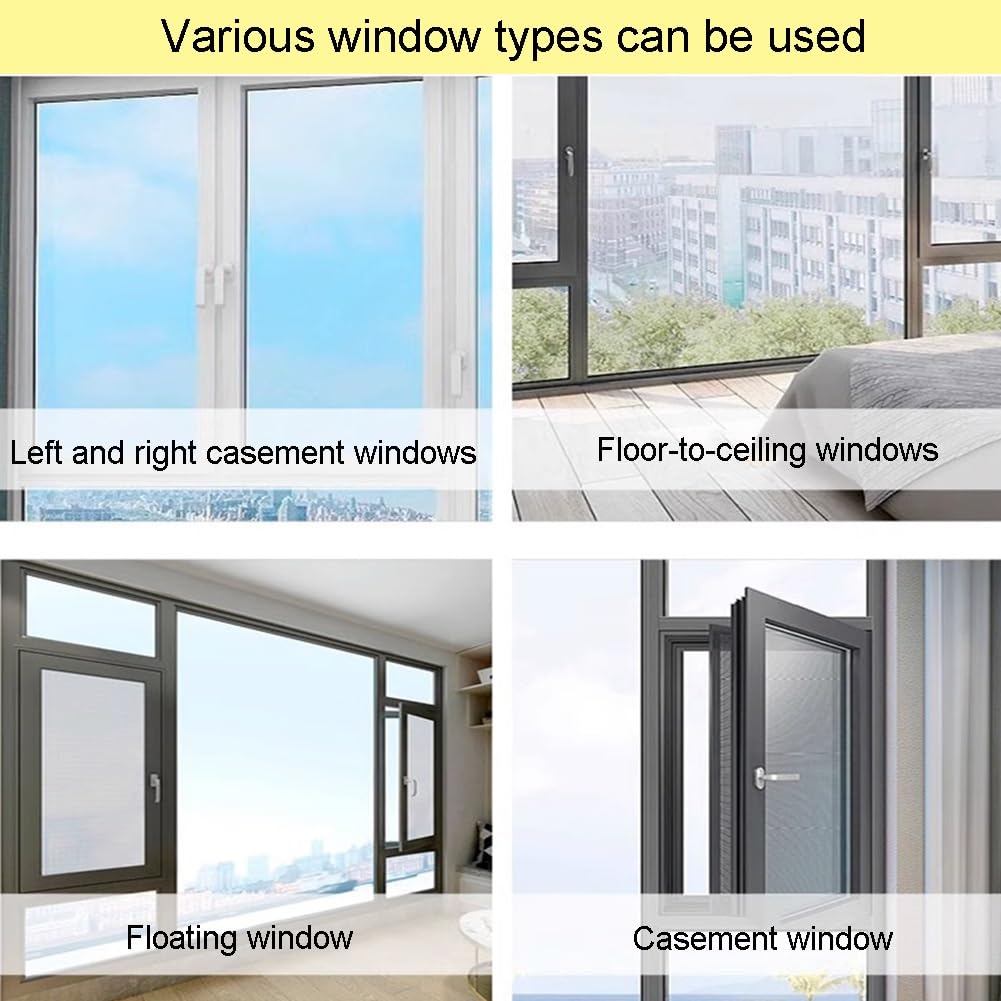 Black Adjustable Child Safety Window Guard J2792