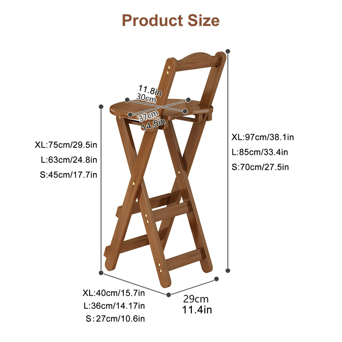 Folding Chair with Back J385421