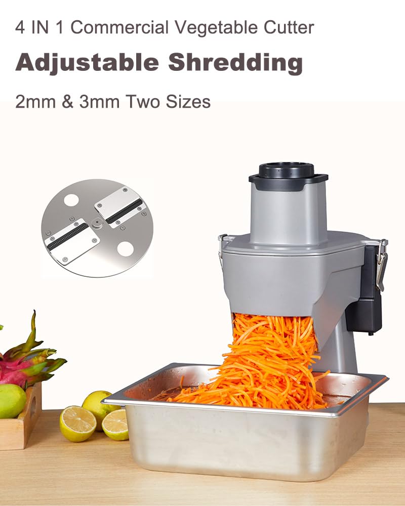 4 in 1 200W Electric Vegetable Chopper Slicer Dicer Shredder N9423