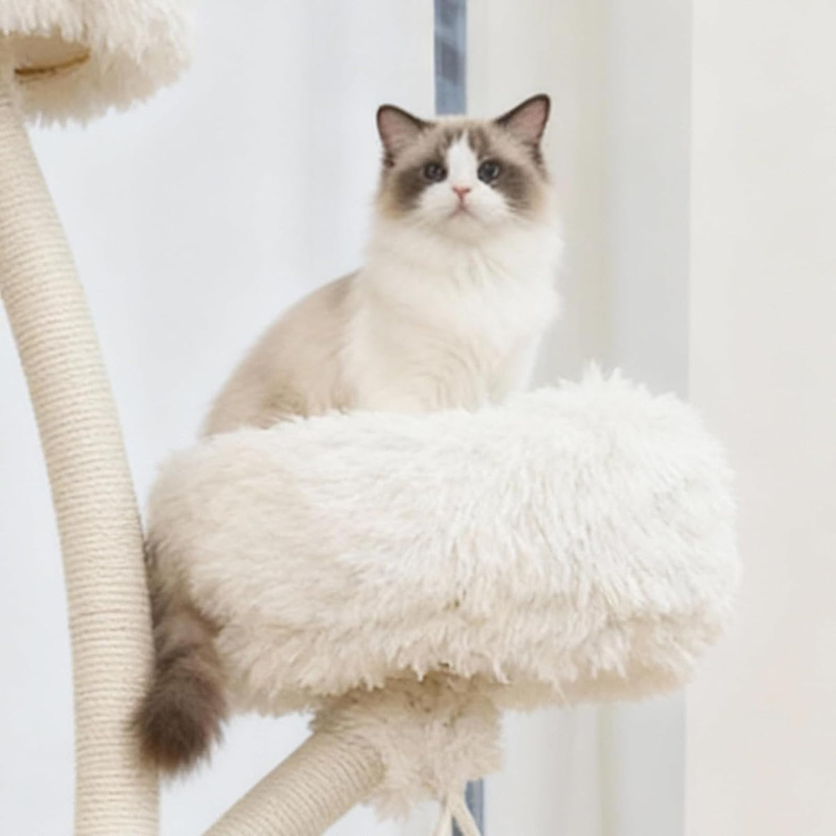 70" Multi-Level Cat Tree Tower with Plush Perches and Sisal Scratching Posts T29060