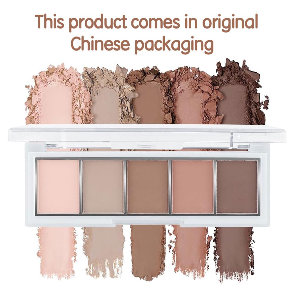 Peach Nude Neutral Matte Eyeshadow Palette I533