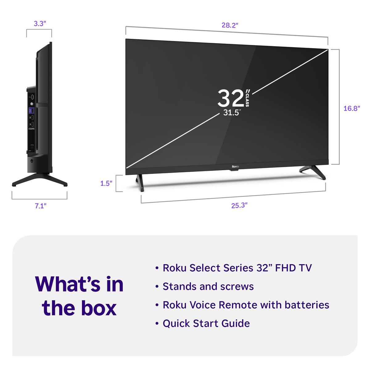 32-Inch 1080p Full HD LED Smart TV D14656