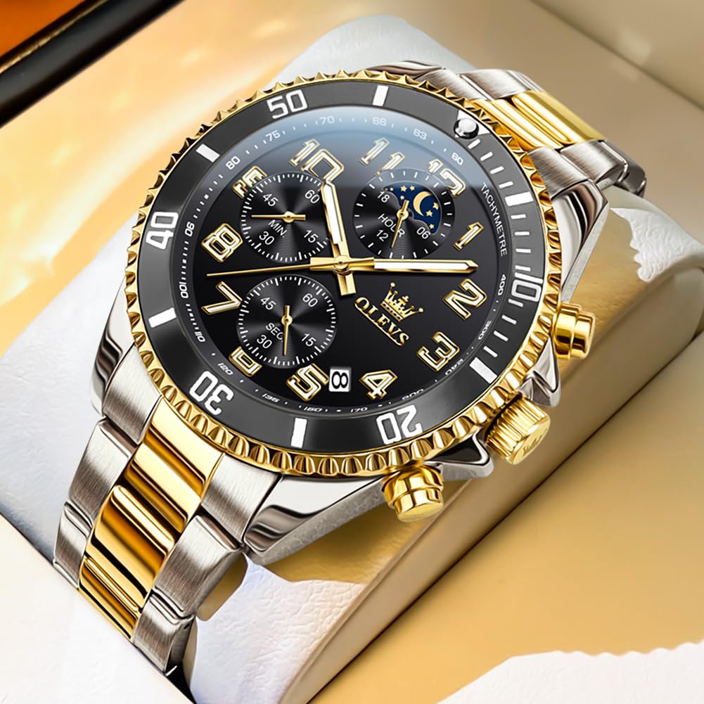 Mens Stainless Steel Waterproof Analog Watch R98004