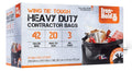 42 Gallon 20 Bags Black Heavy Duty Trash Bags L857