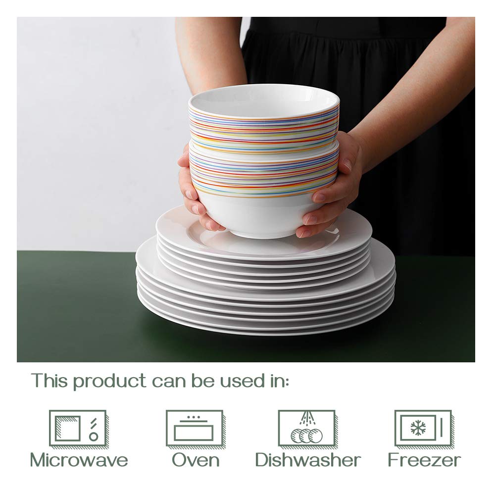 5.8" 30 Ounces Ceramic Bowls Set of 4 F524837