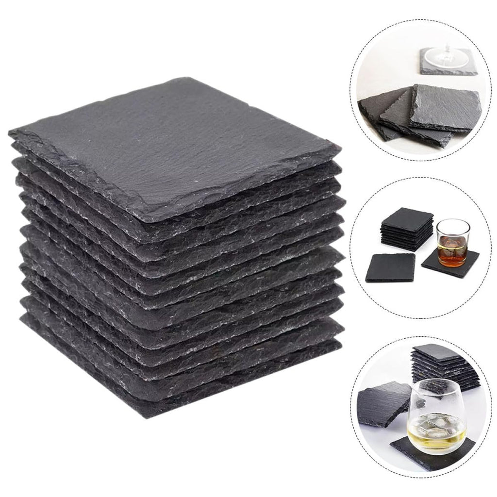 Natural Stone Coasters Set E473006