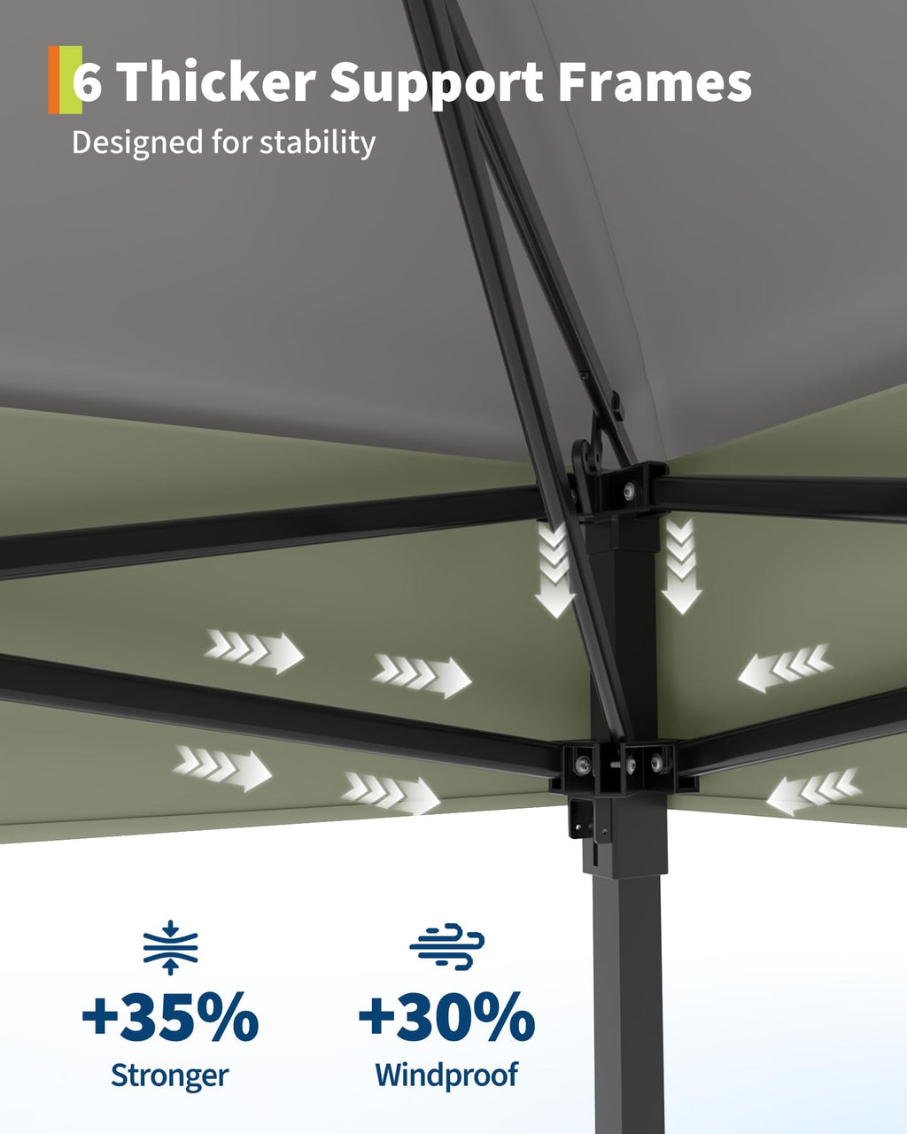 13x13FT Pop Up Gazebo with Mosquito Netting, Grey H154105