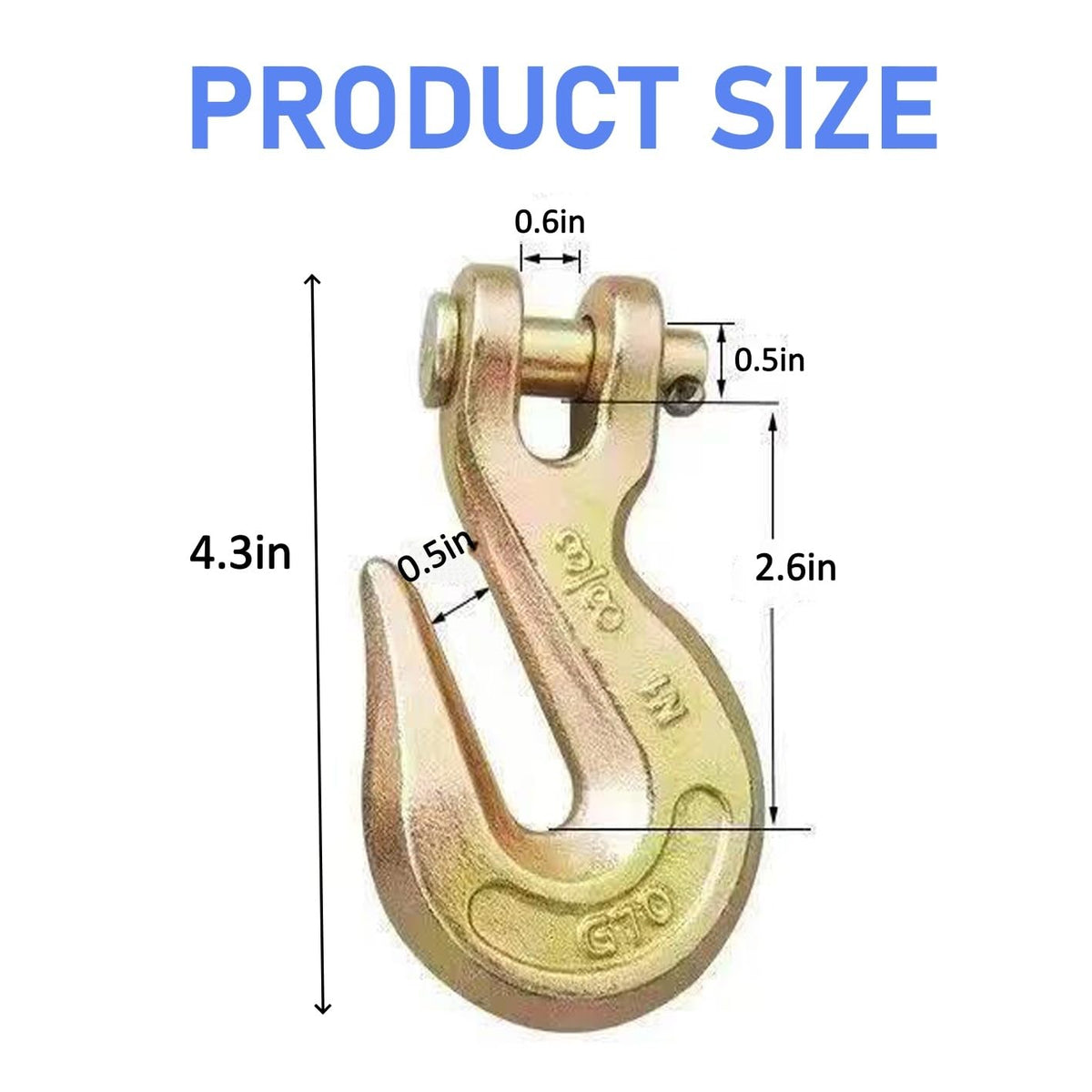 3/8" Grade 70 Clevis Grab Hook J794