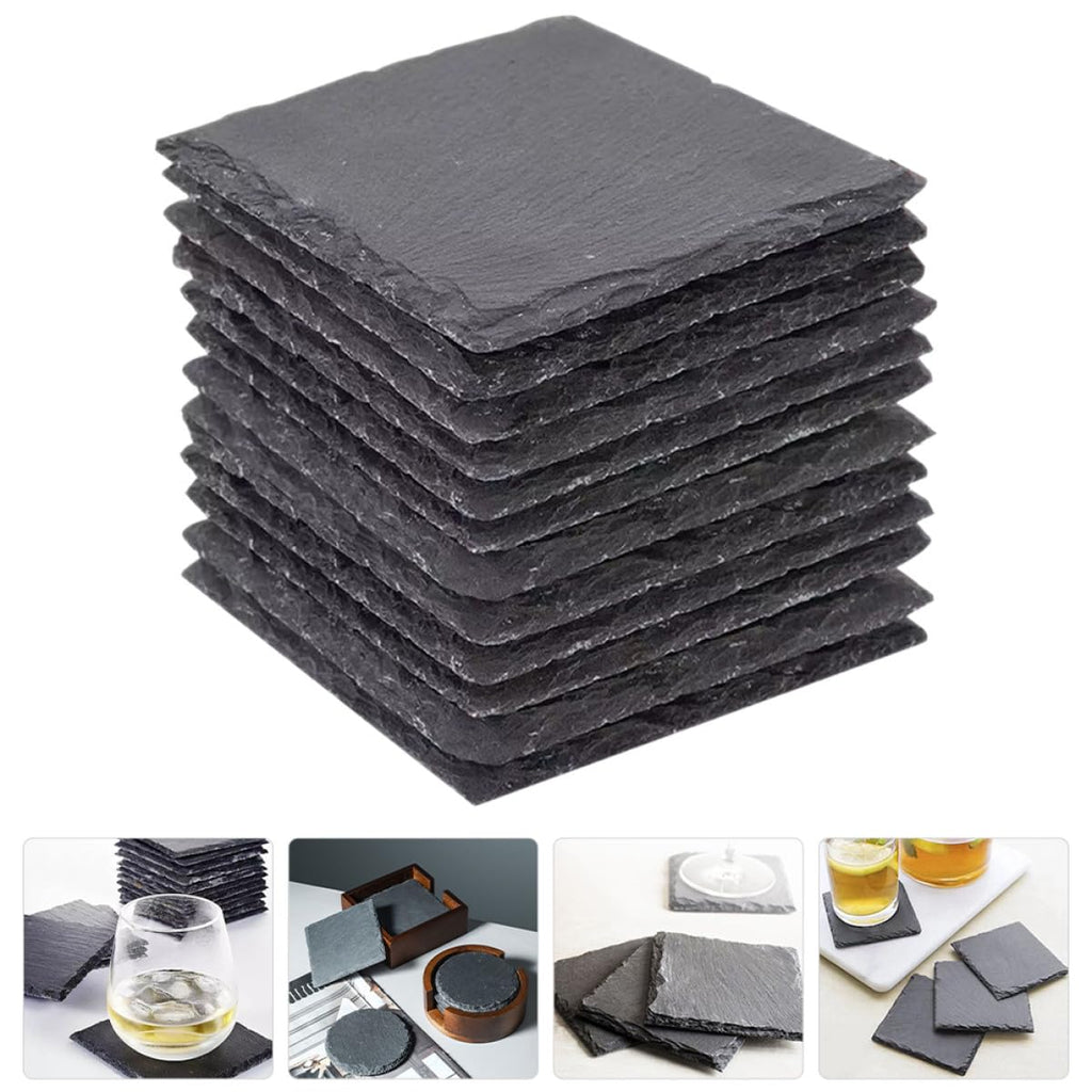Natural Stone Coasters Set E473006