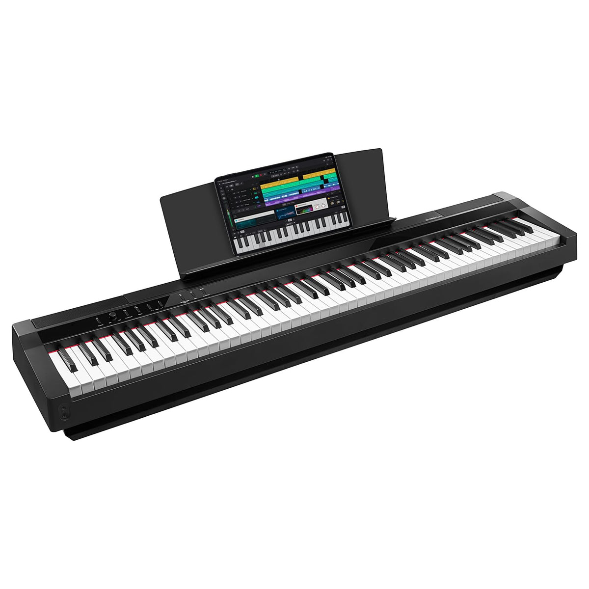 88 Key Weighted Hammer-Action Digital Piano with Sustain Pedal, Black W400349