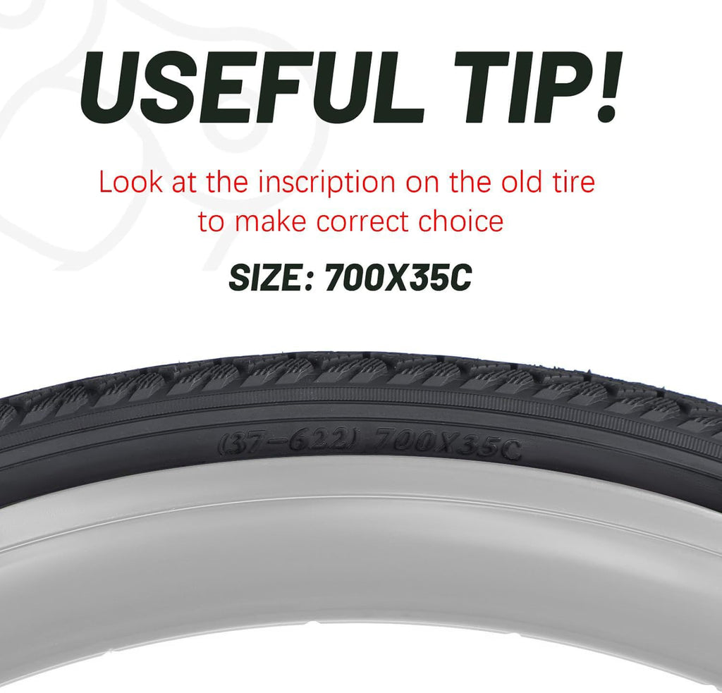 700x23/25/28/35c Road Bike Tire Folding Bead 2 Pack U81423