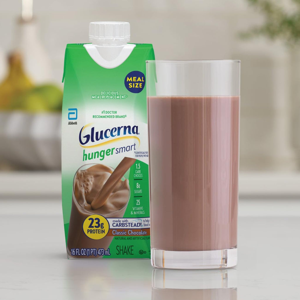 Classic Chocolate Diabetes Care Shake 23g Protein 12 Pack N320