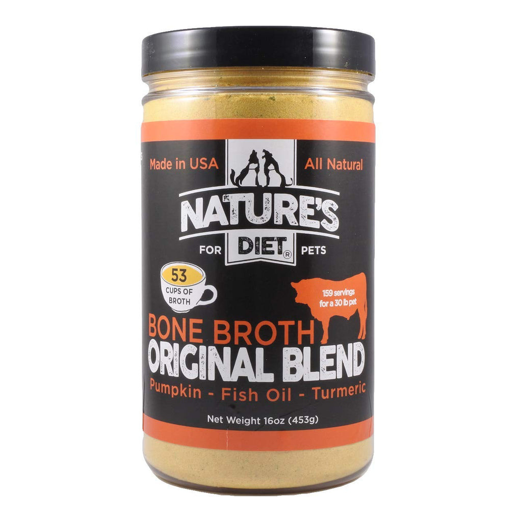Beef Bone Broth Protein Powder with Pumpkin, Fish Oil and Turmeric 16 oz X4075