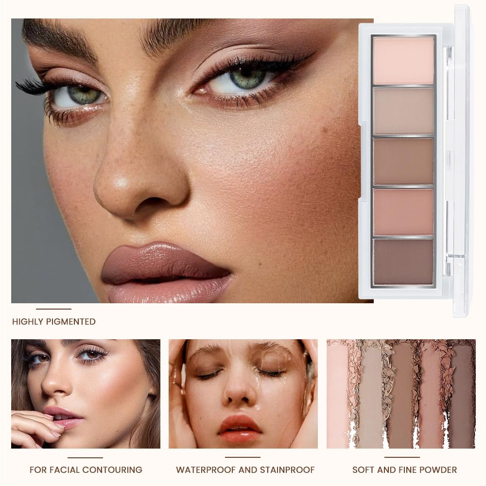 Peach Nude Neutral Matte Eyeshadow Palette I533