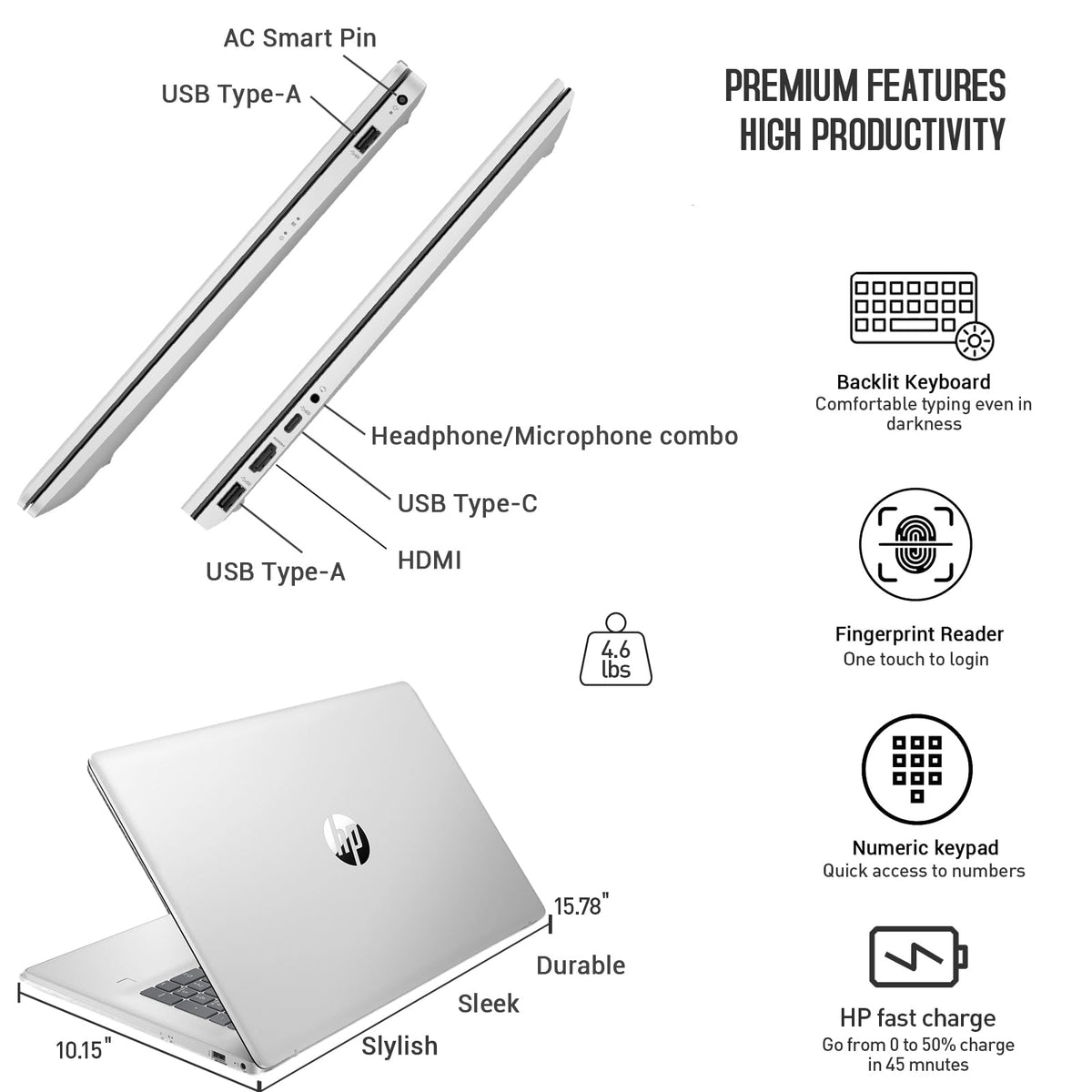 17.3 Inch Touchscreen Intel Core i7 Laptop D8098