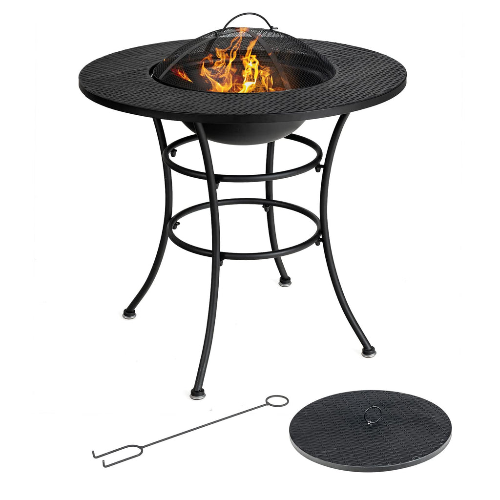 4-in-1 Outdoor Fire Pit Dining Table W479