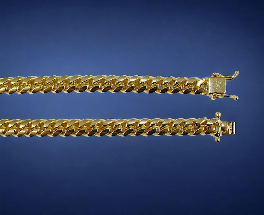 14K Yellow Gold Miami Cuban Chain 2mm-16mm W554