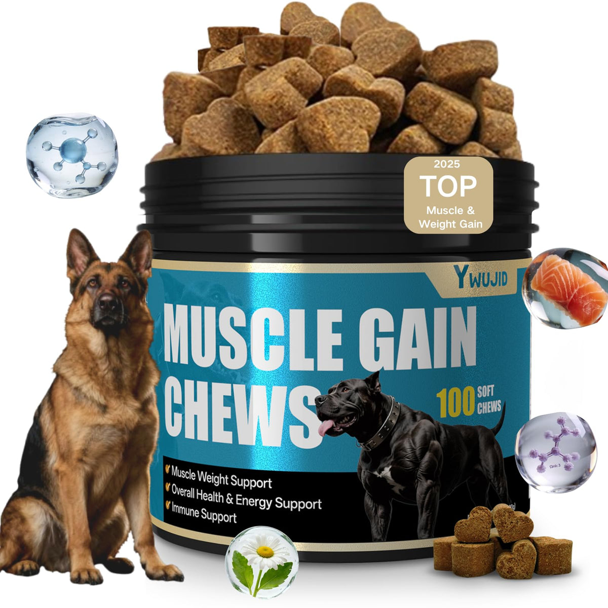 High Protein Dog Weight Gainer Chews T55805