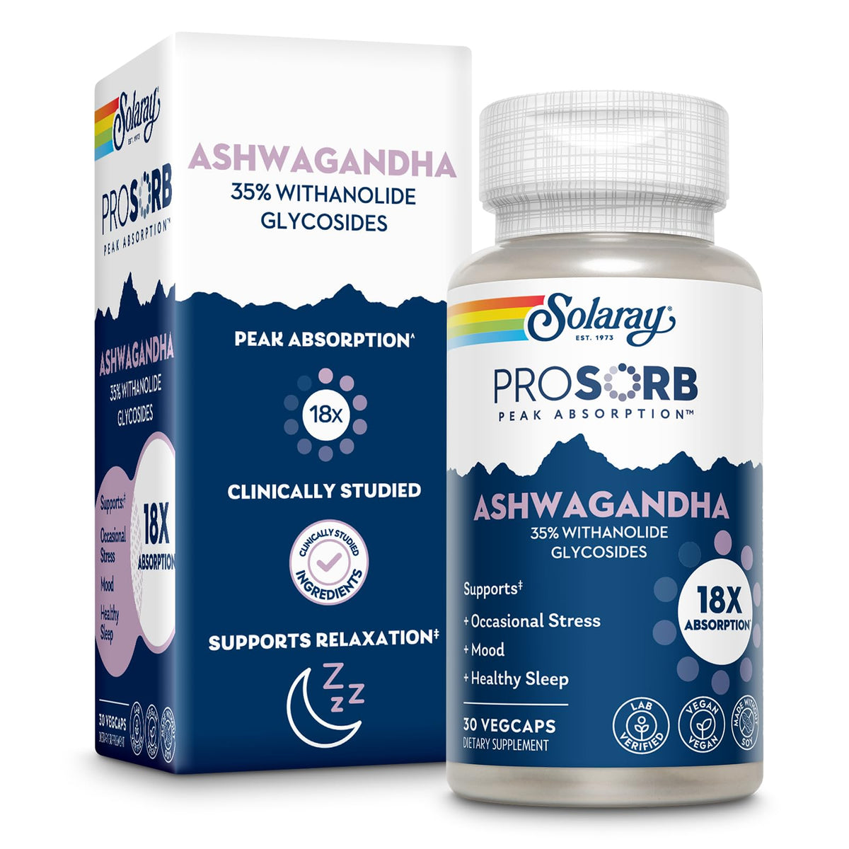 Ashwagandha Root and Leaf Extract 240 mg Vegan Capsules O314