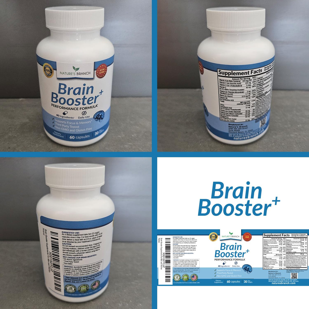 Brain Booster Supplement O185478
