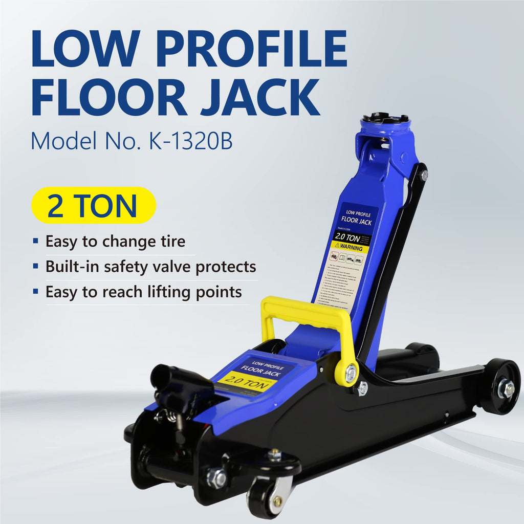 Low Profile Steel Floor Jack, 4000 lb I5816