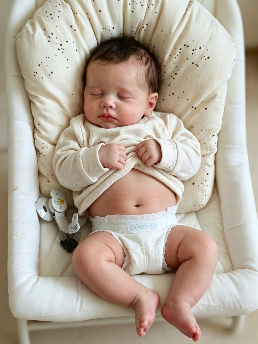 Realistic Silicone Full Body Girl Baby Doll with Hair J380