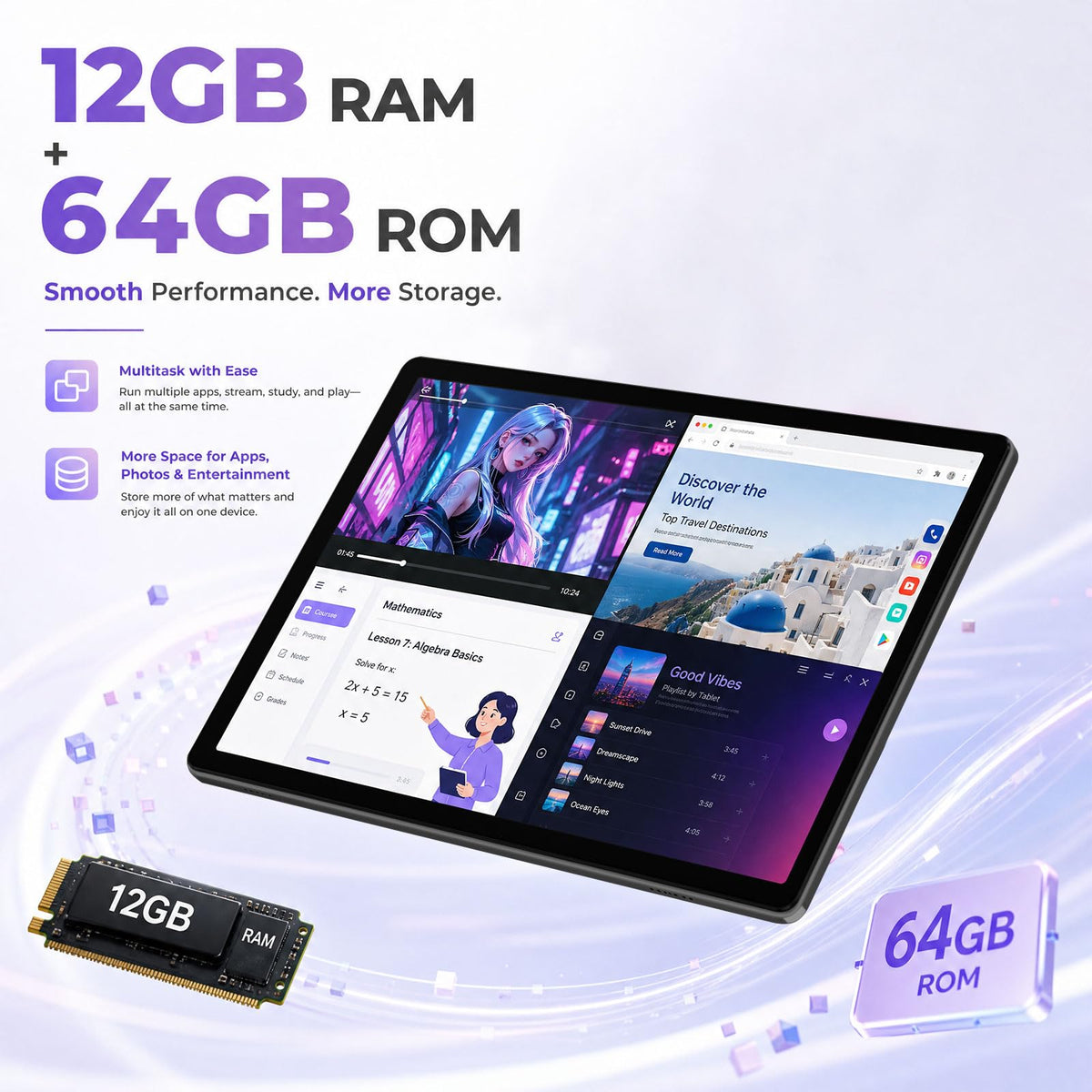 10 inch Tablet with Keyboard B565310