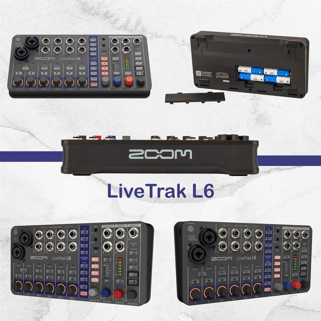 6-Channel Digital Mixer and Multitrack Recorder V4829