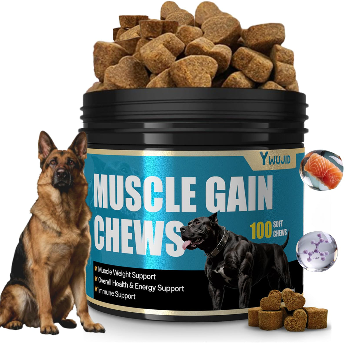 High Protein Dog Weight Gainer Chews T55805