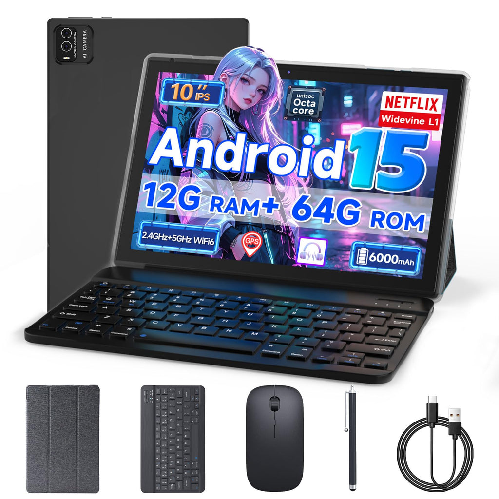 10 inch Tablet with Keyboard B565310