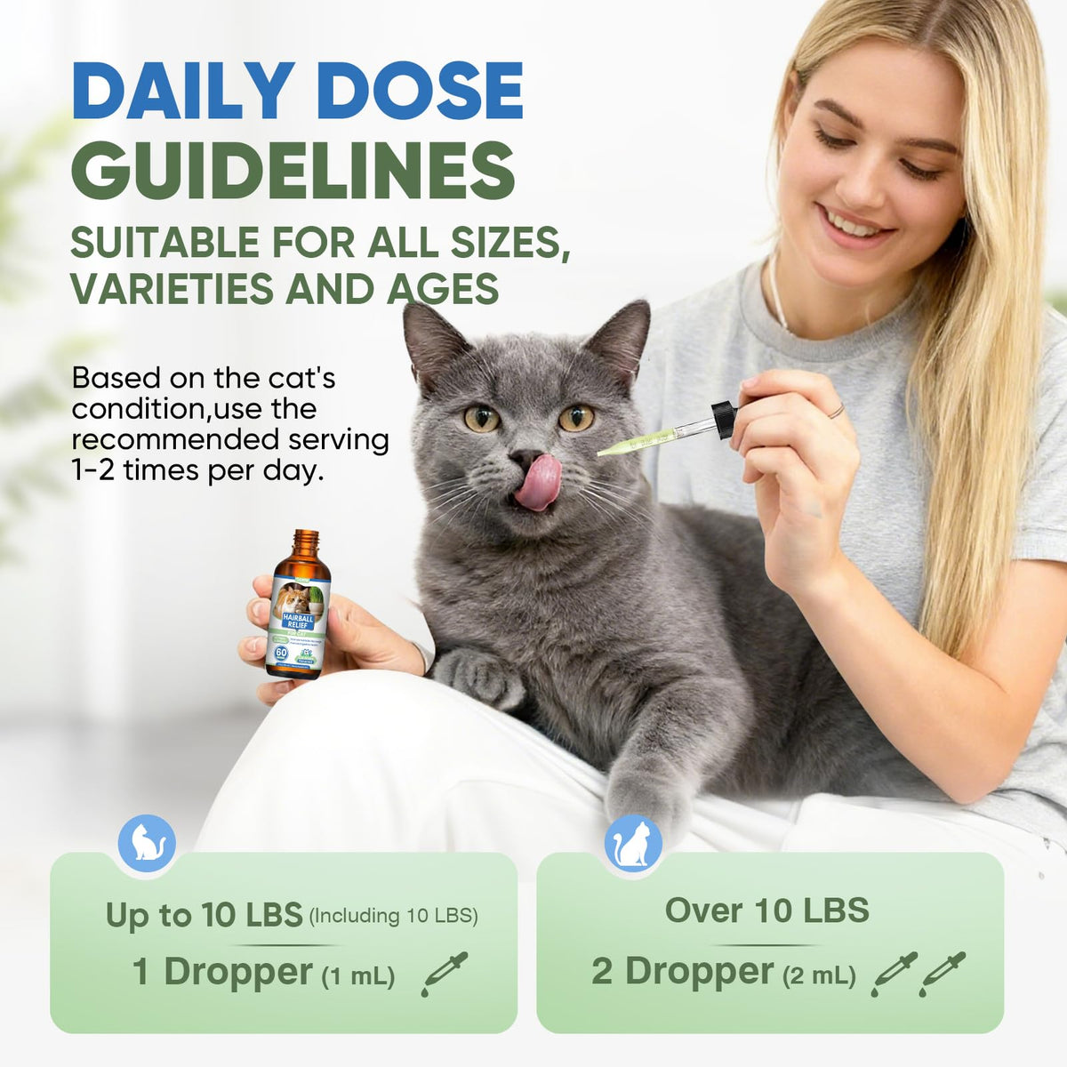 Cat Hairball Remedy Drops 60ml (2 fl oz) 2 Pack C72799