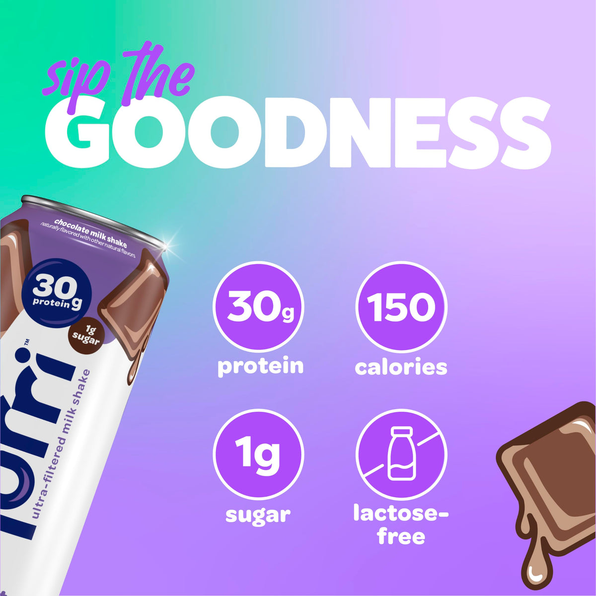 Chocolate 30g Protein Ultra Filtered Milk Shake F636