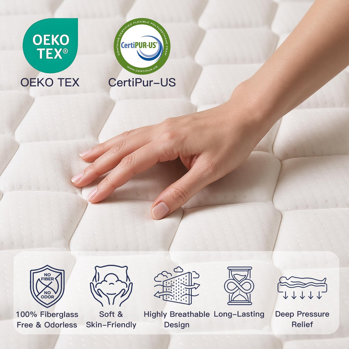 6 Inch Twin Mattress with Bonnell Spring I5587