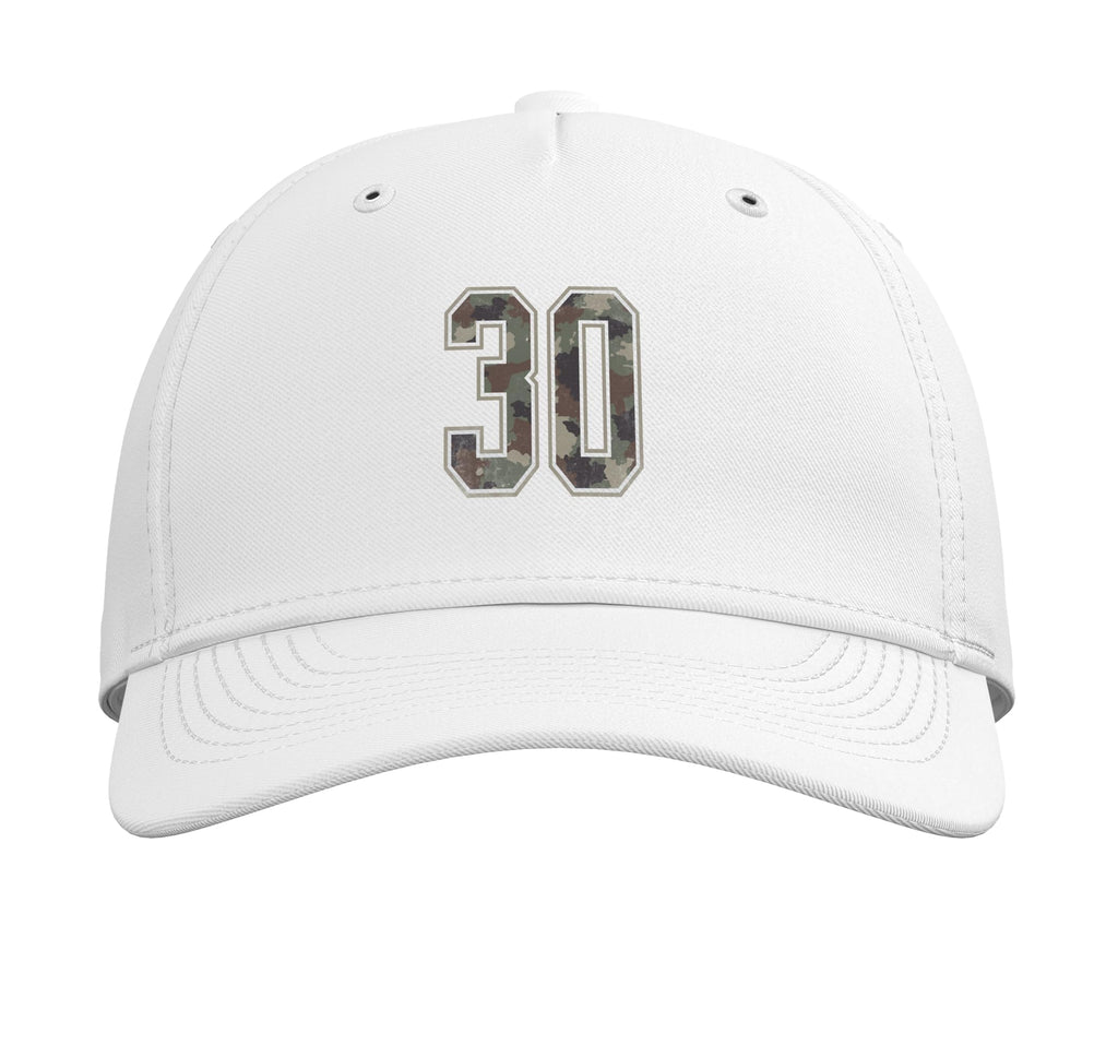 Camouflage Number 30 Adjustable Baseball Hat U337