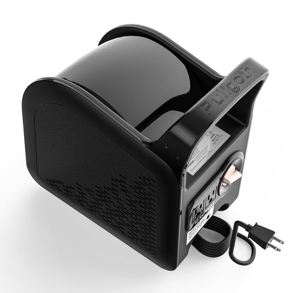 Portable High Velocity Floor Fan with 3 Speeds, Black L249544