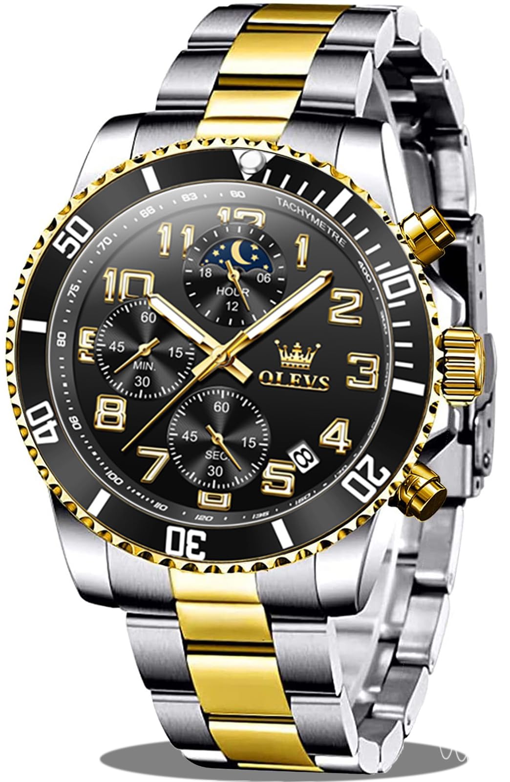 Mens Stainless Steel Waterproof Analog Watch R98004