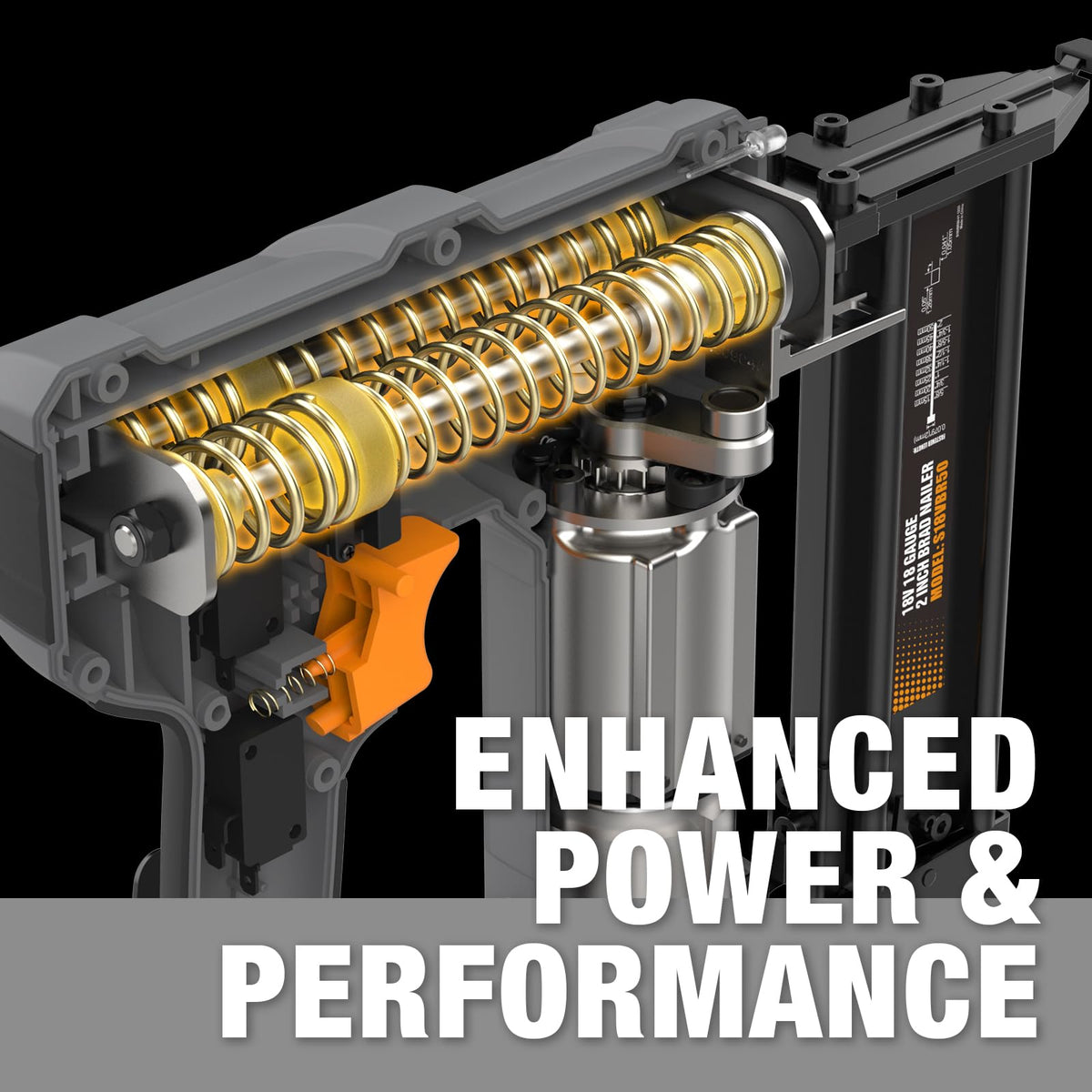 18V Cordless 3-in-1 Nail Gun Kit E1456
