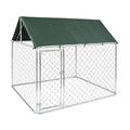 Heavy Duty Outdoor Dog Kennel Galvanized Steel Enclosure L102785