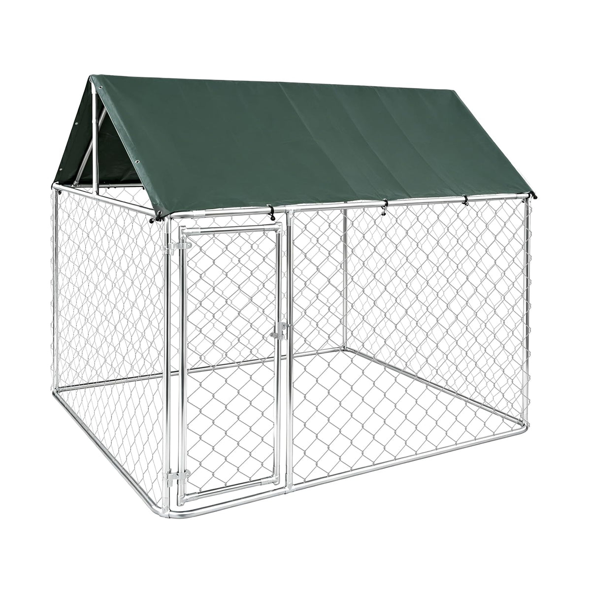 Heavy Duty Outdoor Dog Kennel Galvanized Steel Enclosure L102785