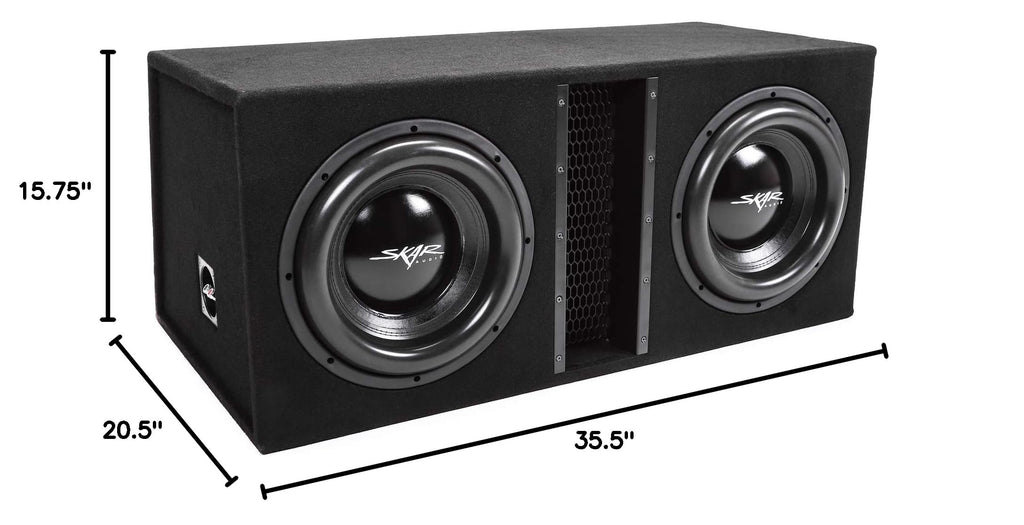 Dual 12" Vented Subwoofer Enclosure O84102
