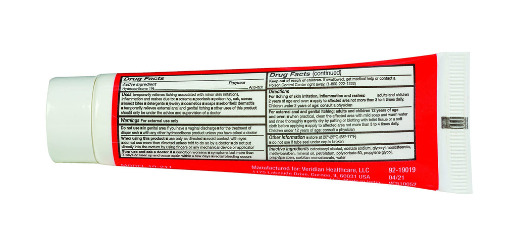 Hydrocortisone Cream 1 oz Pack of 2 Y331