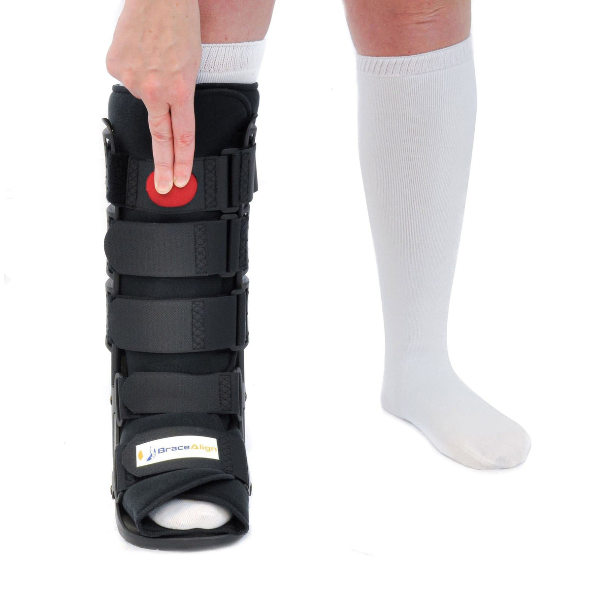 Tall CAM Walker Boot with Ankle & Foot Ice Pack Cold Wrap D4693
