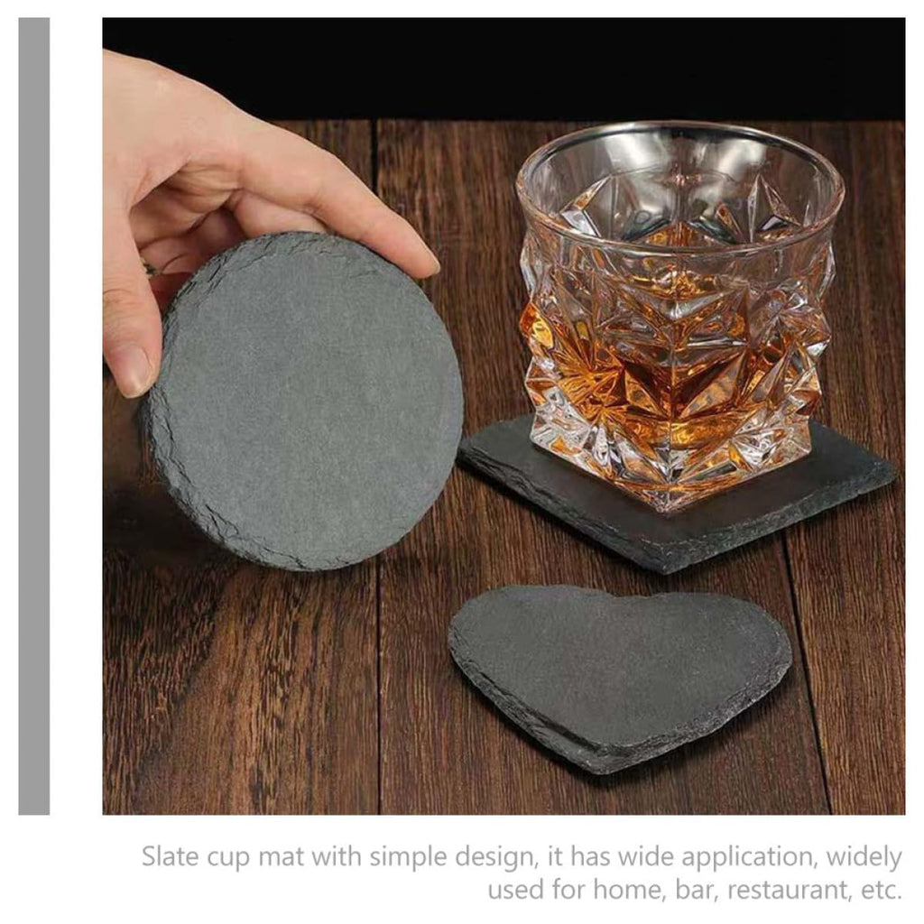 Natural Stone Coasters Set E473006