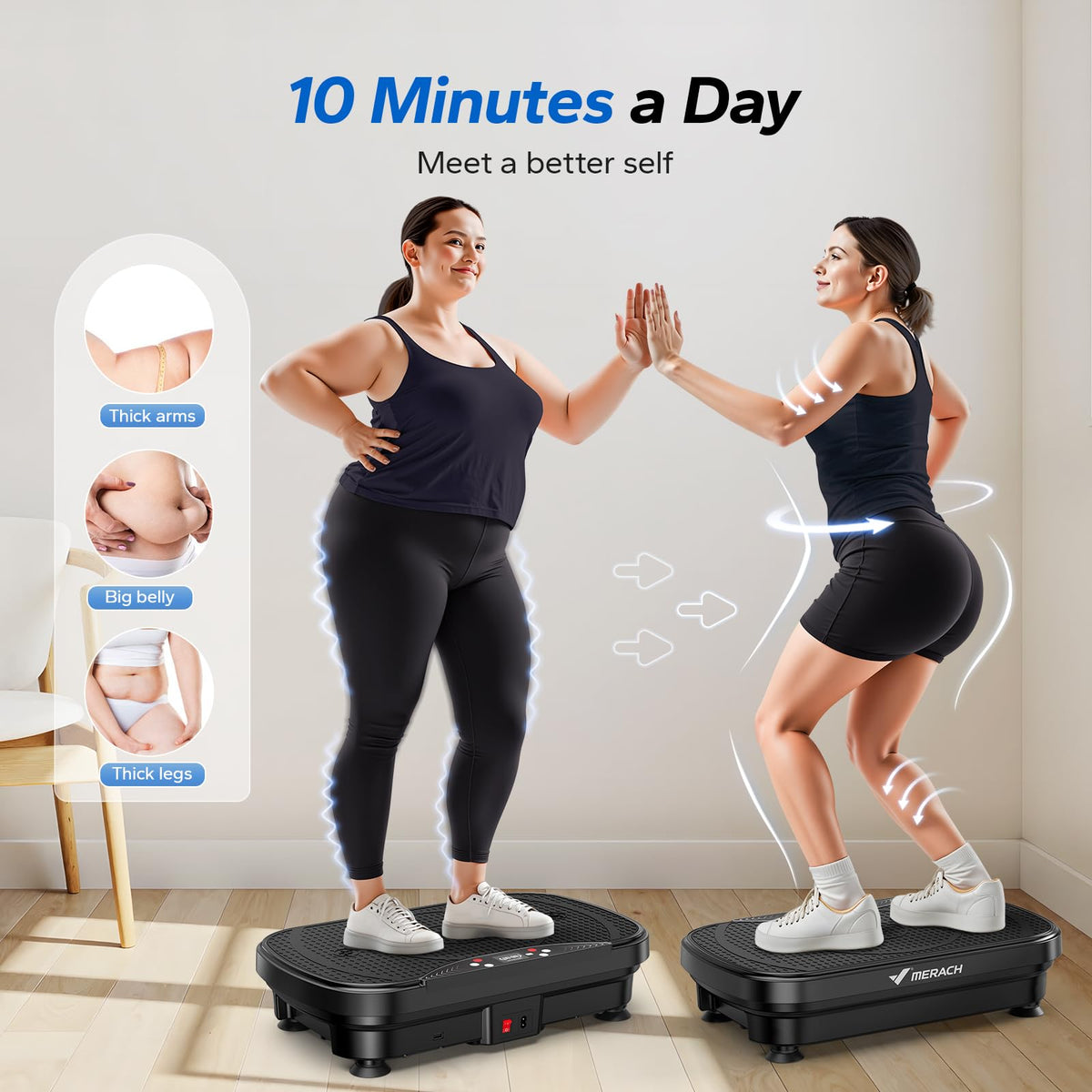 Vibration Plate Exercise Machine with 99 Speeds X84811
