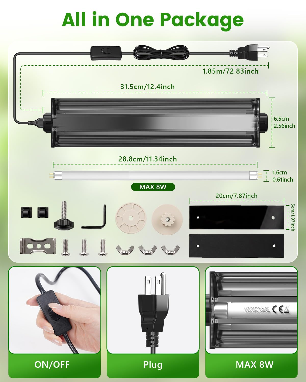 8W Bird Lamp P258
